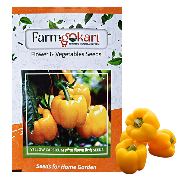 YELLOW CAPSICUM (California Wonder ) - Farming Seeds