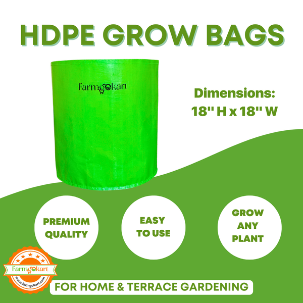18 INCH (H) x 18 INCH (W) Plants Grow Bags