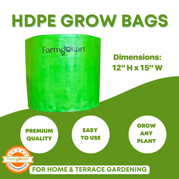 12 INCH (H) x 15 INCH (W) Plants Grow Bags